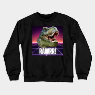 Retrowave T-Rex Crewneck Sweatshirt